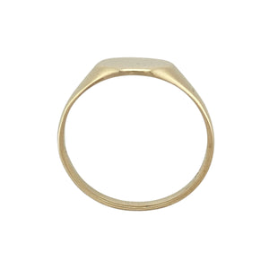 9ct Gold Plain Oval Signet Ring