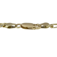 Load image into Gallery viewer, Bring classic Italian style to your collection with this pre-owned 9ct yellow gold 7.75&quot; Figaro bracelet, offering timeless elegance with a distinctive link design—perfect for everyday wear or layered sophistication.

Design: The bracelet features the traditional Figaro link pattern with alternating short and longer links, creating a stylish, flowing look that never goes out of fashion.
Material: Made from 9-carat yellow gold, the polished finish enhances the smooth
