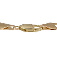 Load image into Gallery viewer, Bring bold sophistication to your collection with this pre-owned 9ct yellow gold 8.5&quot; curb bracelet, offering a strong and timeless design that makes a confident statement—perfect for daily wear or standout styling.

Design: The bracelet features classic flat curb links, creating a sleek, interlocking pattern known for its strength and enduring appeal.
Material: Made from 9-carat yellow gold, the high-polish finish enhances the warm tone and crisp definition of each link.


