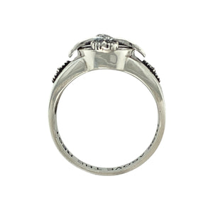 925 Silver & Onyx Set RAF 90th Anniversary Ring