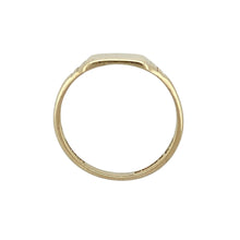 Load image into Gallery viewer, 9ct Gold Plain Square Signet Ring
