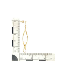 Load image into Gallery viewer, 9ct Gold Twist Drop Earrings
