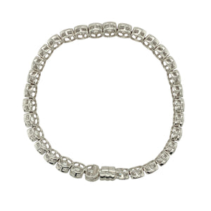 925 Silver & Cubic Zirconia Set 7.5" Bracelet