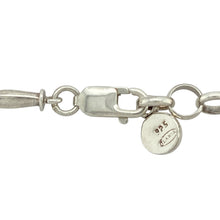 Load image into Gallery viewer, Bring versatile style and bold presence to your collection with this pre-owned 925 silver adjustable fancy link chain, featuring a classic yet eye-catching design—perfect for layering, statement wear, or everyday elegance.

Design: The chain features a 4mm wide fancy link pattern, offering a textured and refined look with added visual interest and dimension.
Material: Made from 925 sterling silver, the polished finish enhances the intricate link detailing and provides a bright, lasting shine.

