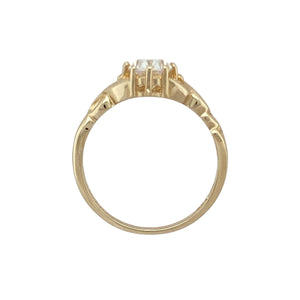 14ct Gold & Cubic Zirconia Set Ring