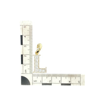 Load image into Gallery viewer, 9ct Gold &amp; Cubic Zirconia Set Initial &#39;L&#39; Pendant
