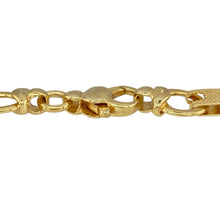 Load image into Gallery viewer, Bring bold structure and timeless shine to your collection with this pre-owned 9ct yellow gold circle and link 7&quot; bracelet, featuring a stylish geometric design—perfect for everyday elegance or layering with your favourite pieces.

Design: The bracelet features alternating open circle and link elements, each measuring 8mm wide, creating a distinctive pattern with a modern edge.

