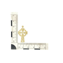 Load image into Gallery viewer, 9ct Gold Patterned Celtic Cross Pendant
