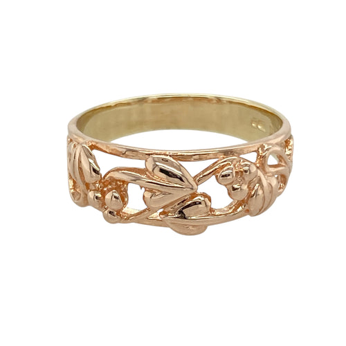 9ct Gold Vine Band Ring