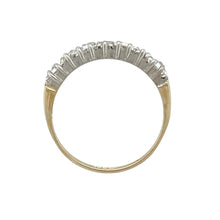 Load image into Gallery viewer, 9ct Gold &amp; Cubic Zirconia Set Band Ring
