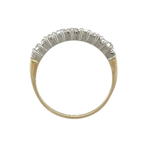 9ct Gold & Cubic Zirconia Set Band Ring