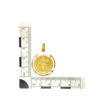 Load image into Gallery viewer, 18ct Gold Round St Christopher Pendant
