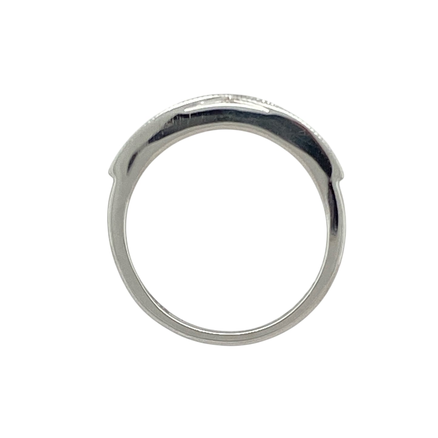 Platinum & Diamond Set Twist Band Ring