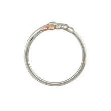 Load image into Gallery viewer, 925 Silver &amp; Aquamarine Set Clogau Leaf Ring

