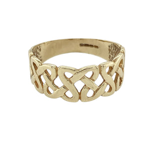 9ct Gold Celtic Knot Band Ring