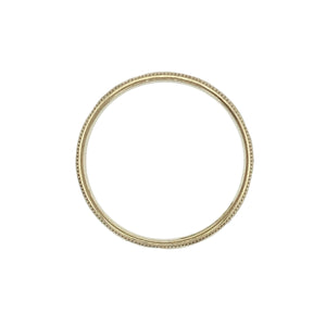 9ct Gold 5mm Patterned Band Ring