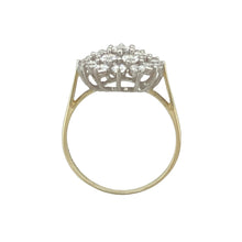 Load image into Gallery viewer, 9ct Gold &amp; Cubic Zirconia Set Cluster Ring

