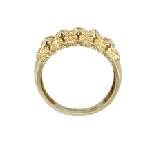 Load image into Gallery viewer, 9ct Gold Patterned Wide Band Ring
