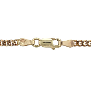 Add classic versatility to your jewellery collection with this pre-owned 9ct yellow gold curb chain—timeless, durable, and effortlessly stylish.

Design: This 19" chain features traditional curb links with a 3mm width, offering a sleek and polished look suitable for everyday wear or layering.
Material: Made from 9-carat yellow gold, the chain has a warm, lustrous finish that complements any style or pendant pairing.
