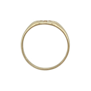 9ct Gold Welsh Three Feathers Signet Ring