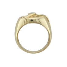 Load image into Gallery viewer, 9ct Gold &amp; Emerald Set Oval Signet Ring
