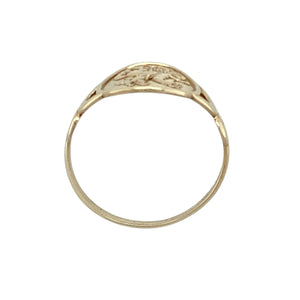 9ct Gold George and the Dragon Coin Style Ring