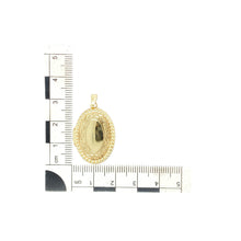 Load image into Gallery viewer, 9ct Gold Patterned Oval Locket
