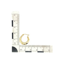 Load image into Gallery viewer, 9ct Gold Patterned Creole Earrings
