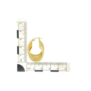 9ct Gold Fancy Creole Earrings