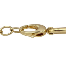 Load image into Gallery viewer, Add classic elegance and subtle sparkle to your wrist with this pre-owned 9ct yellow gold and cubic zirconia oval link bracelet—refined, versatile, and beautifully crafted.

Design: This 8&quot; bracelet features polished 8mm wide oval yellow gold links, accented by a white gold link set with sparkling cubic zirconia for a touch of contrast and brilliance.
Material: Made from 9-carat yellow gold with a white gold accent, the two-tone finish adds depth and versatility to this timeless design.

