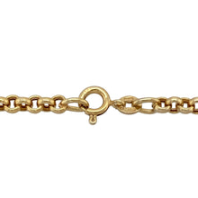 Load image into Gallery viewer, Add classic style and lightweight luxury to your collection with this pre-owned 9ct yellow gold hollow belcher chain—timeless design with comfortable wearability.

Design: This 18&quot; chain features traditional round belcher links, each measuring 4mm wide, offering a balanced and versatile look.
Material: Made from 9-carat yellow gold with a hollow construction, the polished finish provides a radiant shine while keeping the chain light and easy to wear.

