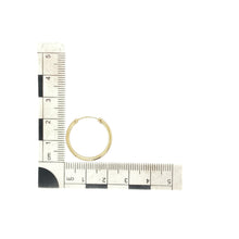 Load image into Gallery viewer, 9ct Gold Plain Hoop Earrings
