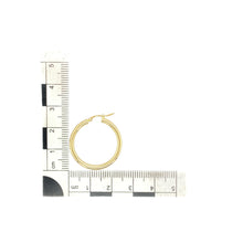 Load image into Gallery viewer, 9ct Gold Plain Hoop Creole Earrings
