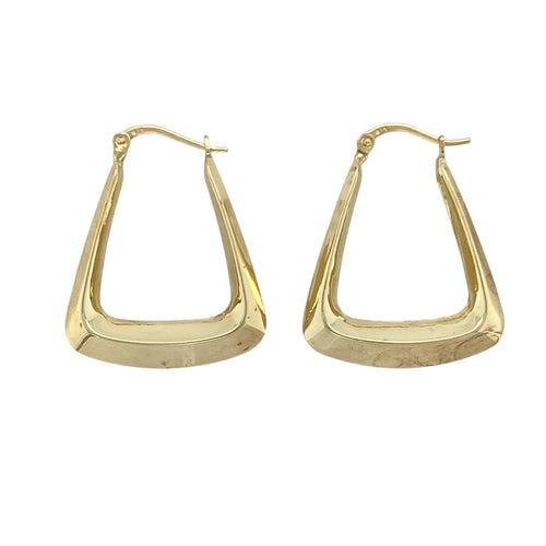 9ct Gold Handbag Creole Earrings
