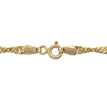 Load image into Gallery viewer, Add flowing elegance and luxurious length to your collection with this pre-owned 9ct yellow gold Singapore chain—graceful, radiant, and beautifully versatile.

Design: This 30&quot; chain features a twisted Singapore link design with a 3mm width, creating a fluid, rope-like appearance that shimmers with every movement.
Material: Made from 9-carat yellow gold, the polished finish enhances the intricate twist and provides a warm, golden glow.

