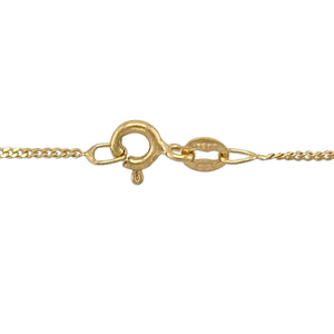 9ct Gold & Diamond Set Flower Cluster 20" Necklace