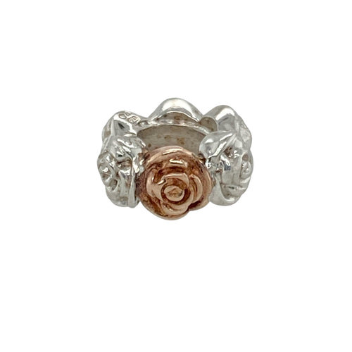 925 Silver Clogau Rose Charm
