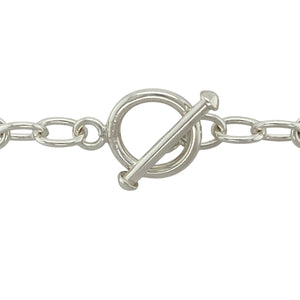 Make a statement with texture and movement in this pre-owned 925 silver crinkle-style circle drop necklace—bold, artistic, and full of modern charm.

Design: The necklace features seven open crinkle-patterned circles in varying sizes, ranging from 2cm to 3cm in diameter, creating a flowing drop design with dynamic texture and eye-catching form.
Material: Made from 925 sterling silver, the polished and patterned surfaces add depth and contrast, enhancing the necklace’s sculptural appeal.
