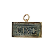 Load image into Gallery viewer, 9ct Gold £5 Note Case Charm
