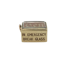 Load image into Gallery viewer, 9ct Gold Vintage 10 Shilling Note Case Charm
