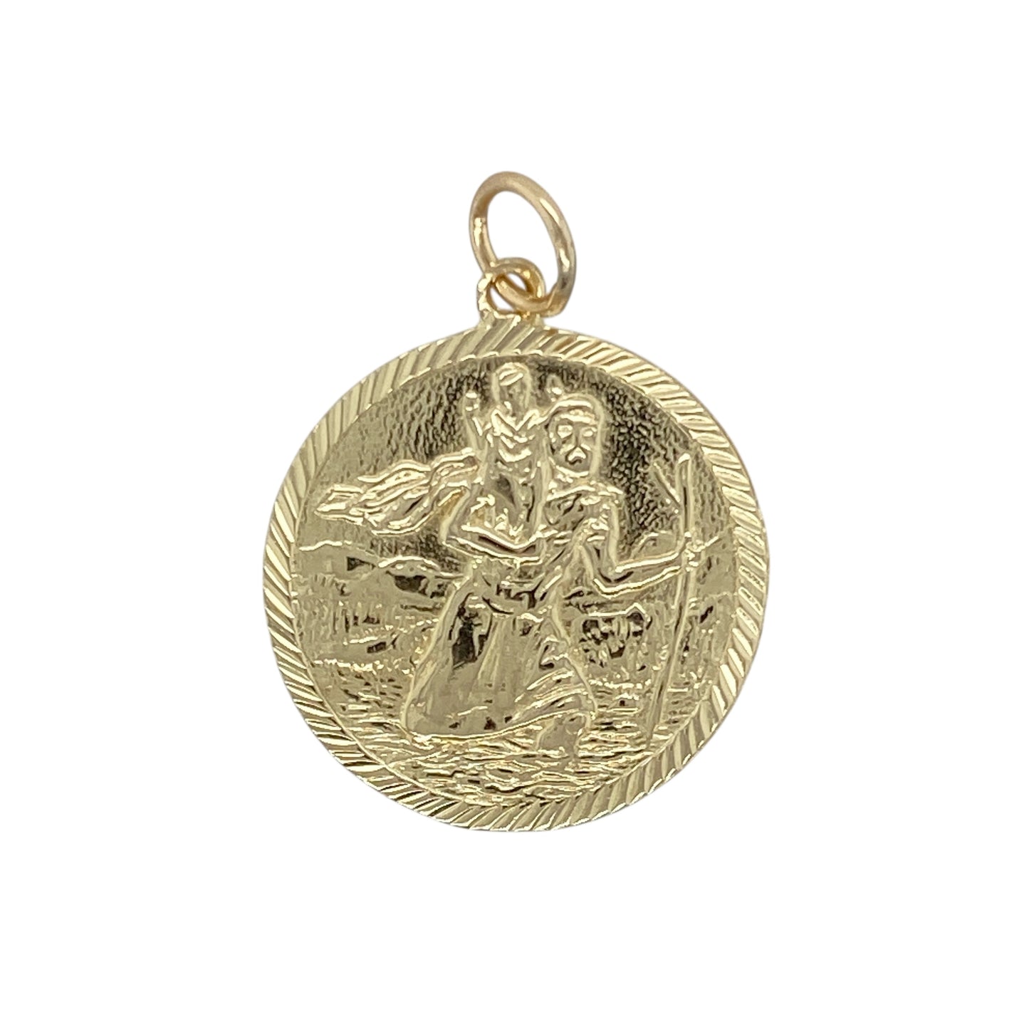9ct Gold St Christopher Pendant