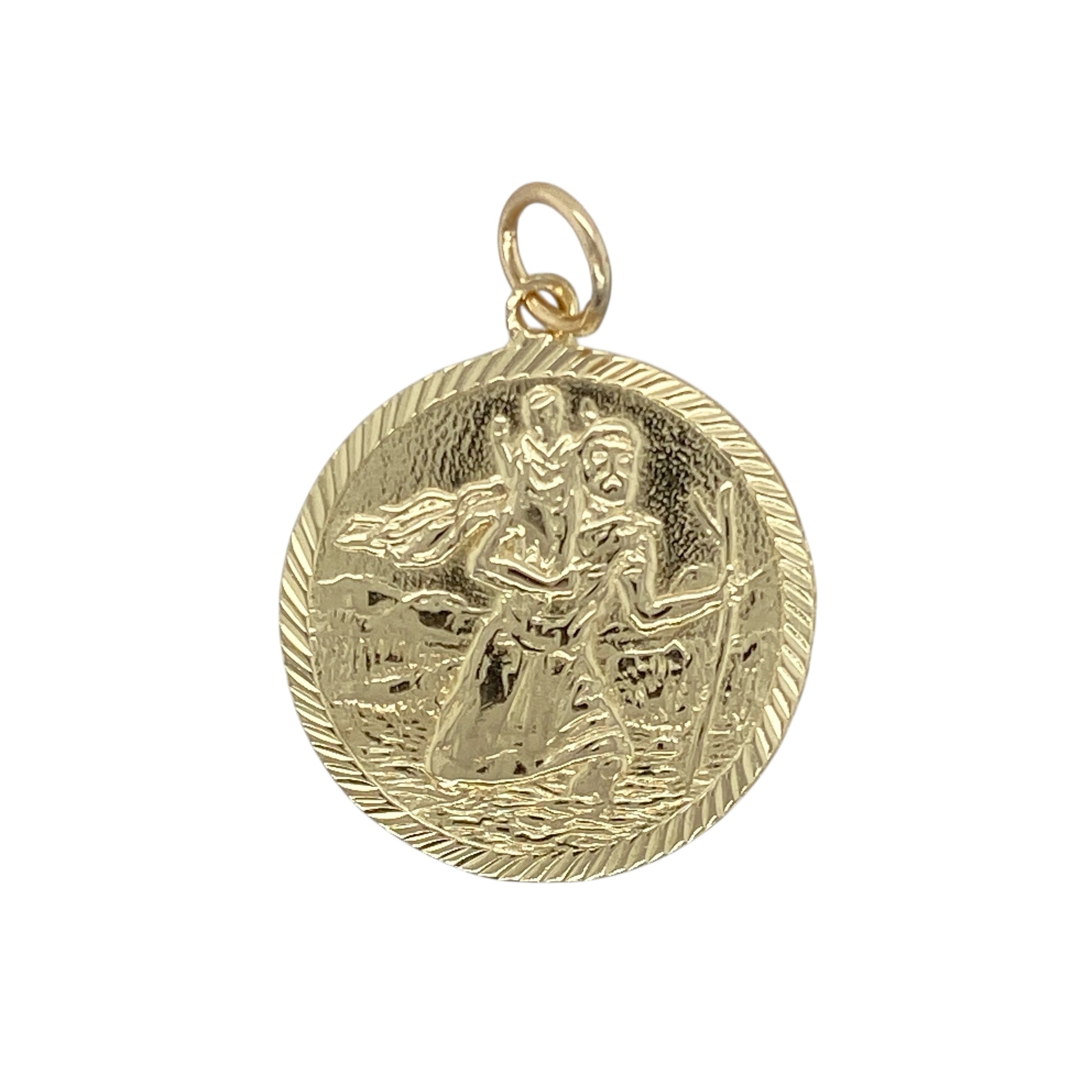 9ct Gold St Christopher Pendant