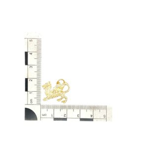 9ct Gold Welsh Dragon Pendant