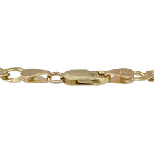 Load image into Gallery viewer, Add bold simplicity and timeless appeal to your collection with this pre-owned 9ct yellow gold curb bracelet—classic, versatile, and ideal for everyday wear.

Design: The bracelet features traditional 6mm wide curb links with a smooth, flat profile, offering a strong and balanced look.
Material: Made from 9-carat yellow gold, the polished finish enhances the structure of the links and adds a warm, lustrous shine.

