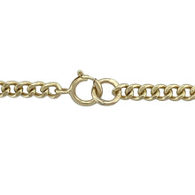 Load image into Gallery viewer, Bring classic sophistication and everyday strength to your collection with this pre-owned 9ct yellow gold curb chain, featuring a sleek profile and polished finish—perfect for timeless, versatile wear.

Design: This 22-inch curb chain features flat, interlocking links with a 3mm width, offering a clean and structured look that rests comfortably along the neckline.
Material: Made from 9-carat yellow gold, the chain’s polished finish enhances its warm tone and adds a refined glow to the overall design.

