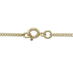 9ct Welsh Gold Vine of Life Teardrop 18" Necklace