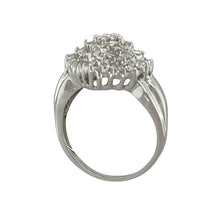 Load image into Gallery viewer, 9ct White Gold &amp; Diamond Set Cluster Ring
