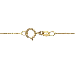 18ct Gold Diamond & Sapphire Set Teardrop Cluster 18" Necklace