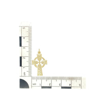 Load image into Gallery viewer, 9ct Gold Patterned Celtic Cross Pendant
