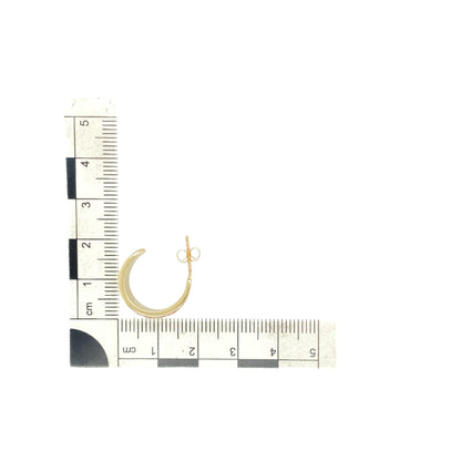 9ct Gold Clogau Lady Guinevere Half Hoop Earrings